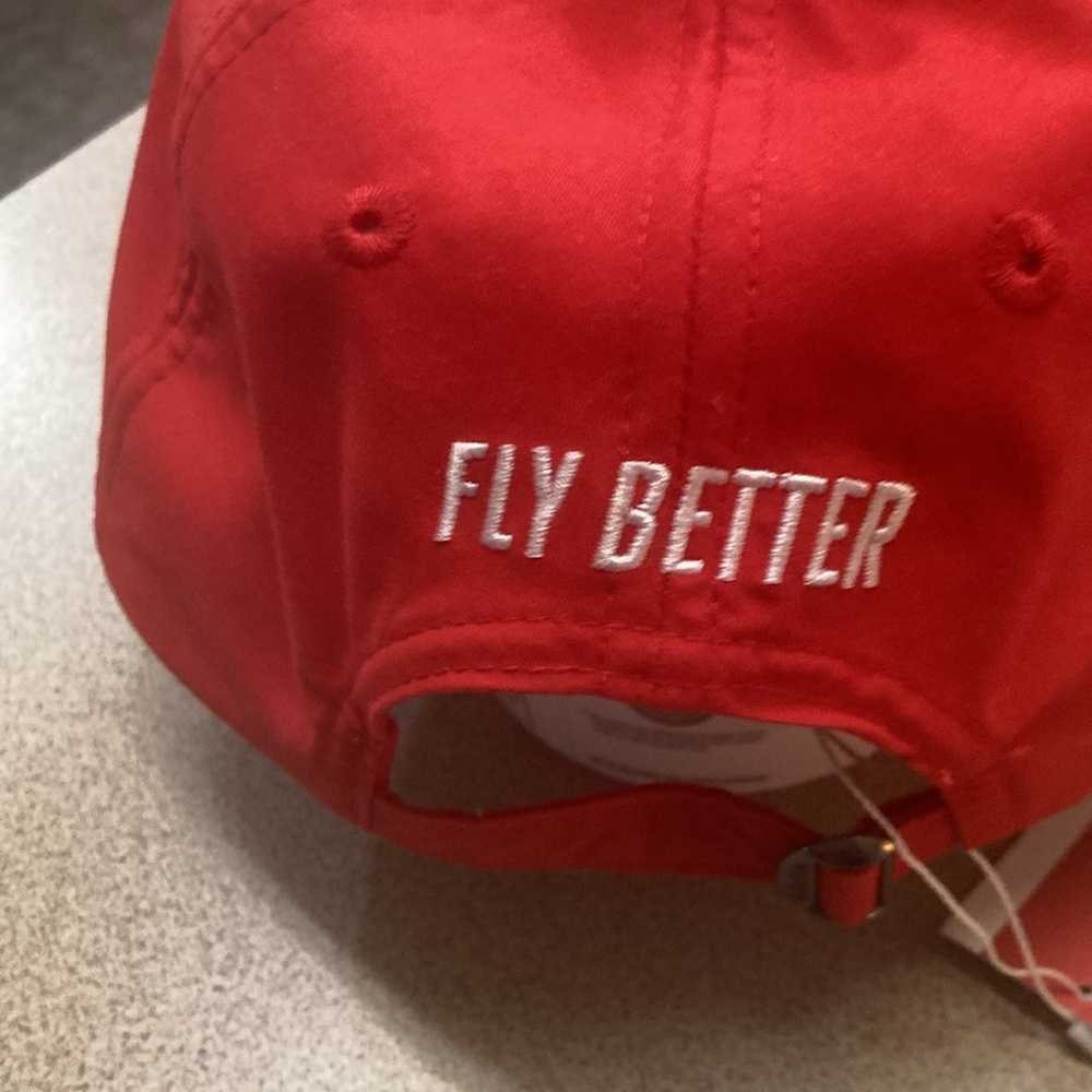 Red Baseball Cap - Picture 3 of 6